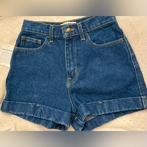NWT American Apparel High Waisted Cuff Shorts